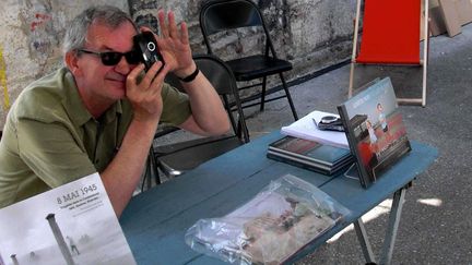 Martin Parr à Arles (9 juillet 2011)
 (Ginies / SIPA)