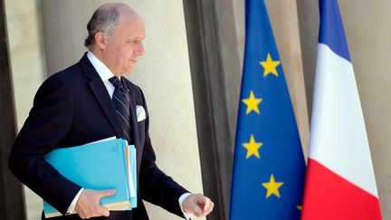 Le ministre des Affaires &eacute;trang&egrave;res, Laurent Fabius, le 5 juin 2013 &agrave; Paris. (LIONEL BONAVENTURE / AFP)