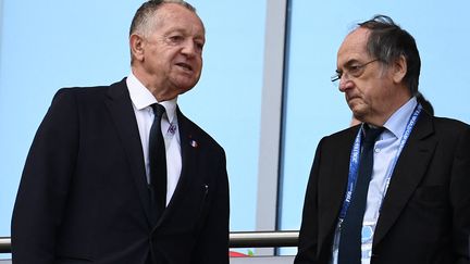 Jean-Michel Aulas et Noël Le Graët font partie des quatorze membres du Comex de la Fédération française de football. (FRANCK FIFE / AFP)