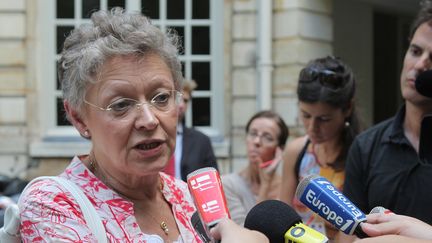 La Prix Nobel de médecin 2008, Françoise Barré-Sinoussi, le 19 août 2010 à Paris. (PIERRE VERDY / AFP)