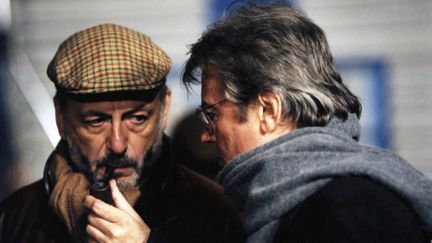 En 2001, Alain Delon interprète Alain Delon dans Les acteurs&nbsp;de Bertrand Blier, un film qui dresse le portrait de comédiens (André Dussolier, Pierre Arditi, Jean-Paul Belmondo ...) qui s'interrogent sur leur métier.&nbsp; (DAVID KOSKAS)