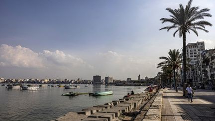 The corniche of the city of Alexandria, Egypt, October 31, 2022. (KHALED DESOUKI / AFP)