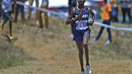 Le Kényan Asbel Kiprop, en 2017 (TONY KARUMBA / AFP)