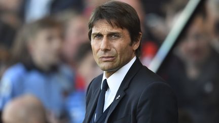 Antonio Conte se félicite de l'arrivée de Morata chez les Blues (GLYN KIRK / AFP)