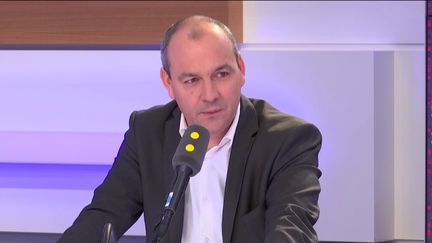 Laurent Berger, invité de l'interview éco de franceinfo mercredi 29 mai.&nbsp; (FRANCEINFO)