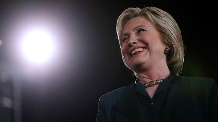 Hillary Clinton à Las Vegas (Nevada), le 19 février 2016. (JUSTIN SULLIVAN / GETTY IMAGES NORTH AMERICA / AFP)