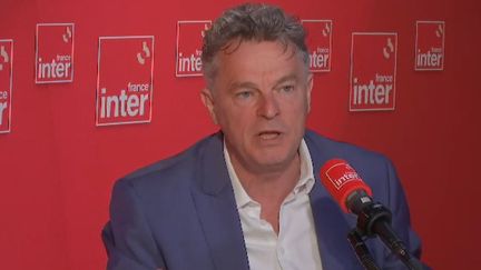 Fabien Roussel (PCF) était l'invité de France Inter ce lundi 22 mai. (France Inter)