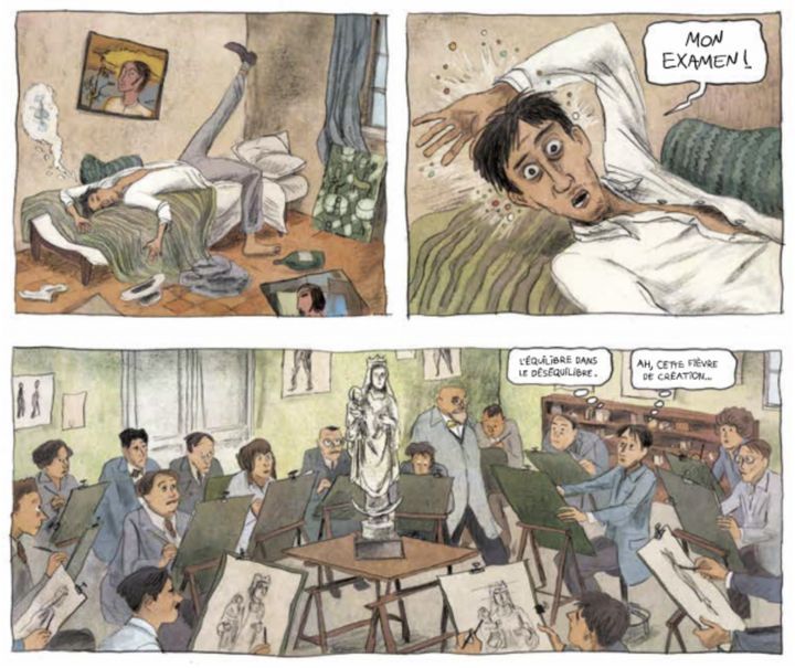 Une planche de "Dali Tome 1" de Julie Birmant et Clément Oubrerie (2023). (DARGAUD)