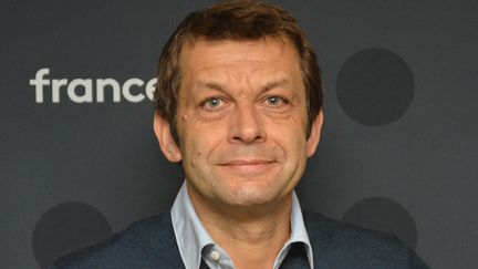 Laurent Mariotte, journaliste à franceinfo et à TF1. (RADIO FRANCE / JEAN-CHRISTOPHE BOURDILLAT)