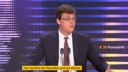 Sacha Houlié, invité du 8:30 franceinfo dimanche 24 septembre. (FRANCE INFO / RADIO FRANCE)