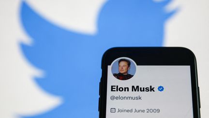 Le compte Twitter d'Elon Musk (JAKUB PORZYCKI / NURPHOTO / AFP)