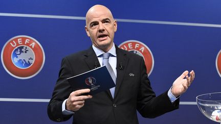 Gianni Infantino, secrétaire général de l'UEFA  (ALAIN GROSCLAUDE / AFP)