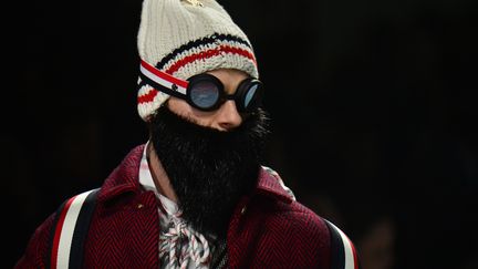 Moncler Gamme Bleu pap masculin automne-hiver 2017-18, à Milan, janvier 2017
 (Niccolo Cacace / AFP)