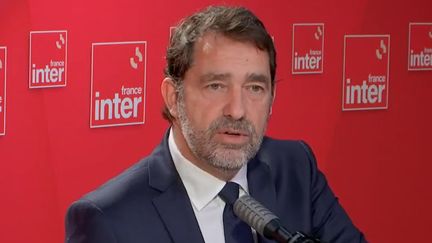 Le président du groupe LREM à l'Assemblée nationale et ancien ministre de l'Intérieur d'Emmanuel Macron, Christophe Castaner, le 18 mars 2022 sur France Inter. (FRANCEINTER / RADIO FRANCE)