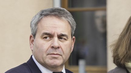 Xavier Bertrand, le président de la région Hauts-de-France a officialisé sa candidature à l'élection présidentielle de 2022 le 25 mars 2021. (Photo : novembre 2019). (IDRISS BIGOU-GILLES / HANS LUCAS)