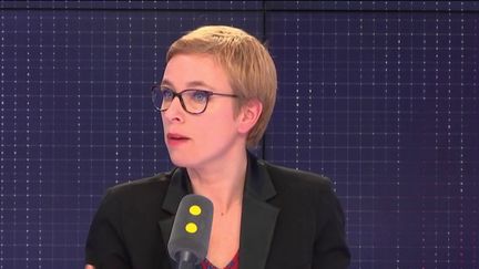 Clémentine Autain, députée La France insoumise (LFI) de Seine-Saint-Denis, invitée le 17 janvier 2019 de franceinfo. (FRANCEINFO / RADIOFRANCE)