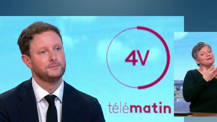 Clément Beaune, ministre délégué chargé des Transports, était l’invité des "4 Vérités" de France 2, vendredi 3 novembre. (France 2)