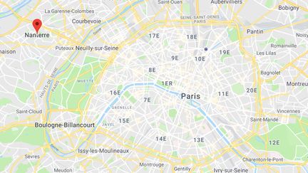 Nanterre (Hauts-de-Seine). (GOOGLE MAPS)