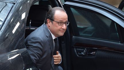 Fran&ccedil;ois Hollande, &agrave; Bruxelles (Belgique), le 15 octobre 2015. (DURSUN AYDEMIR / ANADOLU AGENCY / AFP)