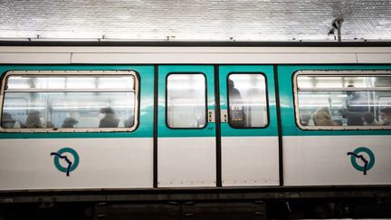 L'inauguration de la station de métro Gaîté - Joséphine Baker, le 30 novembre 2021 à Paris. (XOSE BOUZAS / HANS LUCAS / AFP)