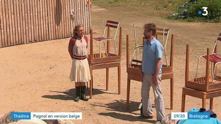 La compagnie belge Marius reprend la Triologie marseillaise de Pagnol (CAPTURE D'ÉCRAN FRANCE 3)