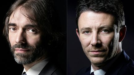 Cédric Villani, Benjamin Griveaux, membres de La République en marche et candidats déclarés à la mairie de Paris (JOEL SAGET / AFP)