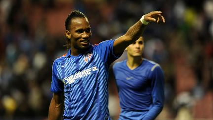 Le footballeur international Didier Drogba le 28 septembre 2012 &agrave; Shanghai (Chine). (COA ZICHEN / AFP)