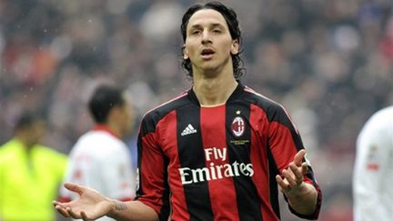 Le Suédois du Milan AC Zlatan Ibrahimovic