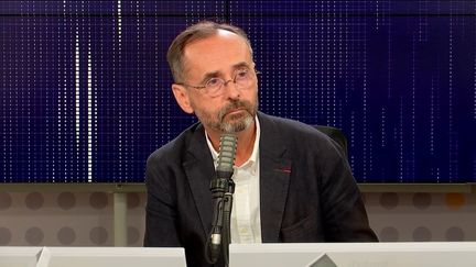 Robert Ménard, maire de Béziers,&nbsp;sur franceinfo jeudi 7 octobre. (FRANCEINFO / RADIO FRANCE)