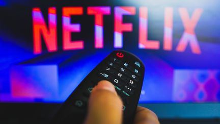 Devant le service de streaming télévisé Netflix. (SOPA IMAGES/SIPA / RAFAEL HENRIQUE)