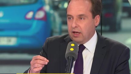 Jean-Christophe Lagarde, président de l'UDI, invité de franceinfo le 27 juin 2018. (RADIO FRANCE / FRANCE INFO)