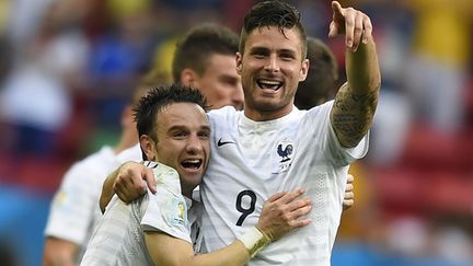 L'équipe de France de Mathieu Valbuena et Olivier Giroud affrontera l'Allemagne pour le choc des quarts de finale de la Coupe du monde