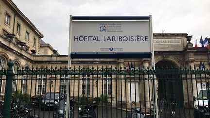 L'hôpital Lariboisière, à Paris, le 25 avril 2019. (THOMAS PONTILLON / RADIOFRANCE)