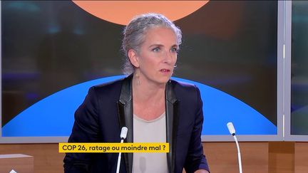 La députée des Deux-Sèvres et ex-ministre de l'Écologie, Delphine Batho, lundi 15 novembre sur la chaîne franceinfo. (FRANCEINFO)