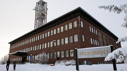 La mairie de Kiruna, en Su&egrave;de, le 5 novembre 2013. (JONATHAN NACKSTRAND / AFP)