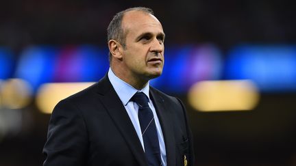 Philippe Saint-Andr&eacute; avant le match France-Irlande au Millenium Stadium de Cardiff (pays de Galles, Royaume-Uni), le 11 octobre 2015. (GABRIEL BOUYS / AFP)