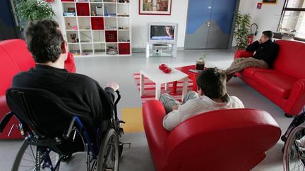  (© Maxppp - Un foyer d'accueil pour handicapés)