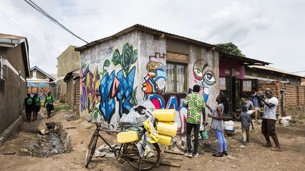 Graffiti d'Odur (Ouganda) (ROBIN LETELLIER / SIPA)