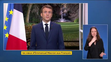 Emmanuel Macron adresse ses voeux aux Français le 31 décembre 2021