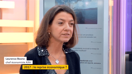 Invitée de Jean-Paul Chapel dans ":L’éco" mercredi 4 janvier, Laurence Boone, chef économiste chez AXA, ex conseillère économique de François Hollande à l'Elysée, décrypte les perspectives économiques en vue des échéances électorales.