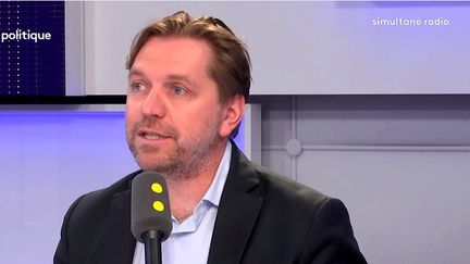 Éric Leandri, PDG de Qwant, était l'invité de franceinfo vendredi 27 avril.
 (FRANCEINFO)