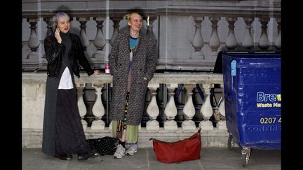 Thème « LFW Backstage »: l’atmosphère particulière des coulisses de la semaine de la mode londonienne.
 (David Bebber)