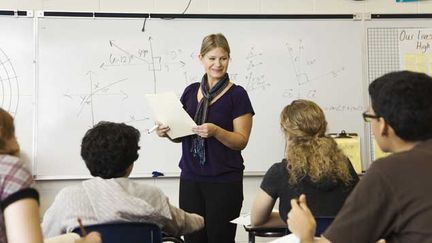  (Plus de 3.000 professeurs et chefs d'établissements de collège ont participé à cette étude. © Frédéric Cirou/AltoPress / Maxppp)