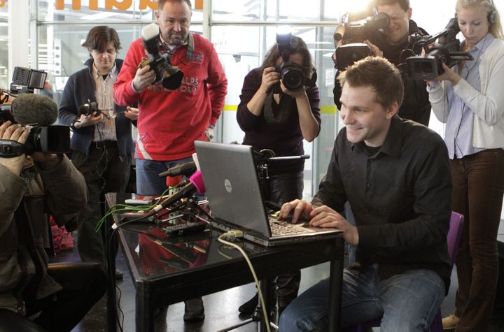 &nbsp; (Max Schrems, meneur de la contestation contre Facebook. © REUTERS/Herwig Prammer)