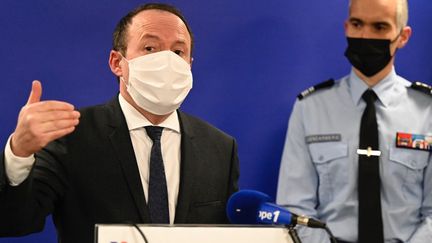 Le procureur de la République de Rennes (Ile-et-Vilaine), Philippe Astruc, le 20 mars 2021. (DAMIEN MEYER / AFP)