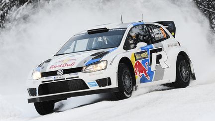 Sébastien Ogier au volant de sa Wolkswagen