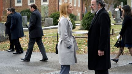 Clare Danes et Mandy Patinkin dans "Homeland" (SHOWTIME)