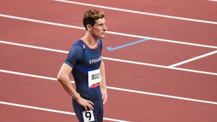 Pierre-Ambroise Bosse aux Jeux olympiques de Tokyo, au Japon, le 1er août 2021. (YOANN CAMBEFORT / MARTI MEDIA via AFP)