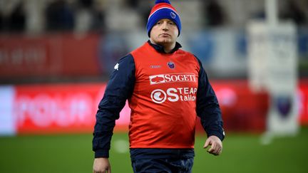 L'entraîneur de Grenoble Bernard Jackman (JEAN-PIERRE CLATOT / AFP)