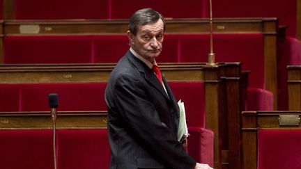 Le député PS Gérard Bapt à l'Assemblée, le 17 mars 2015. (MAXPPP)